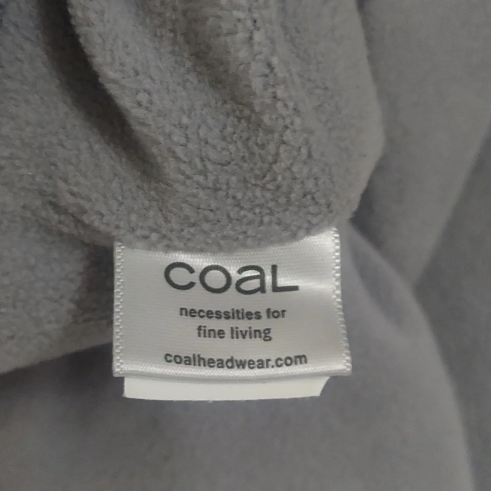 Coal The Shuksan Light Grey Women Face Neck Mask Knit Fleece Protector NEW
